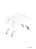 گلگیر چرخ عقب کامیون ولوو FH13 - FH460 - FH500 ترک